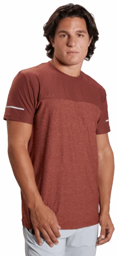 Bauer Fleece Colour Block Training Tee Adult -Bauer Sale Store 1059671 Rust 2263