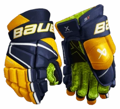 Bauer Vapor 3X Junior Hockey Gloves 19 Bauer Vapor 3X Junior Hockey Gloves -Bauer Sale Store 3X JR FRONT NVG2