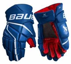 Bauer Vapor 3X Senior Hockey Gloves -Bauer Sale Store 3X SR FRONT BLU2