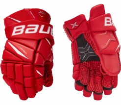 Bauer Vapor X2.9 Junior Hockey Gloves -Bauer Sale Store 660312 RED 01